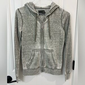 Volcom Women's Gray Zip-Up Hoodie